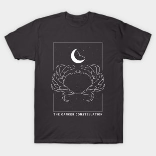 Cancer Zodiac Constellation Crab T-Shirt